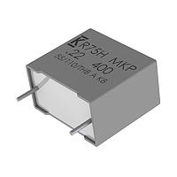 KEMET R76QR3220SEH3J Automotive Film Capacitor 1k V 0.22 uF 125C 5% 2 Pin LS=27.5 mm AEC-Q200