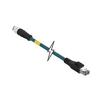 Molex 1201088451 Ethernet Cables / Networking Cables CSE M12 ETH 4P DC MA STR RJ45 WSOR 2M