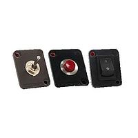 Switchcraft EHPBSMBB Standard Switches MOMENTARY PUSHBUTTON SWITCH, SPDT, BLACK