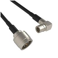 Amphenol RF 095-909-188M100 RF Cable Assemblies N-Type Straight Plug to QMA Right Angle Plug LMR-240 50 Ohm 1 Meter (39.37 Inches)