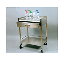 SciLab SL.Car7031 Stainless-steel Cart (1×Drawer & 2×Shelves, 65×45×h90cm)