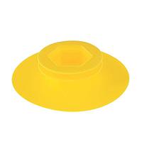 Essentra Components PIR494288A Conduit Fittings & Accessories 2IN DIN 50 RAISED FACE PROT:LDPE YELLOW