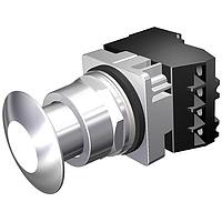 SIEMENS 52PP2BBA Push-Pull PP2,MTD,FV 6V,CHR-WHT,1NO-1NC