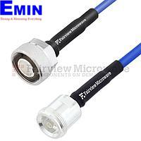 Fairview  FMC3739951 Low PIM 4.1/9.5 Mini DIN Male to 4.1/9.5 Mini DIN Female LSZH Jacketed Cable 0.141 Formable Low PIM Coax and RoHS Compliant