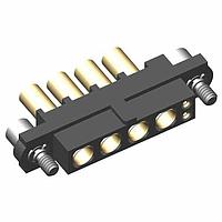 Harwin M80-4D10205F2-04-327-00-000 Power Connectors 2+4 Pos. Female 22AWG+16AWG Cable Conn. Kit, Jackscrews