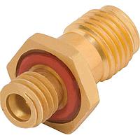 Amphenol SV Microwave SF1132-6094 RF Adapters - Between Series SMPM M to 2.92 Fe Bkhd Hermetic Adaptr