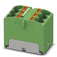 PHOENIX CONTACT 3273930 Push-In Distribution Block PTFIX 6X4-G GN