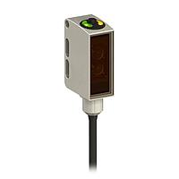 Banner Engineering QM26VPAF400-5M Photoelectric Sensors QM26 Washdown Series: Adjustable BGS (Large Red LED); Range: 400 mm; Input 10-30 V dc; Output: Complementary Solid-State PNP; 5 m (16.25 ft) Cable