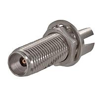 Johnson / Cinch Connectivity Solutions 147-0701-411 Receptacles 2.4mm Bulkhead Jack, PCB End Launch, .062" Board Thickness