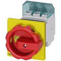SIEMENS 3LD22540TK53 Rotary DISC SW 32A ROT HDL 1HOLE R/Y 3P