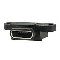 Same Sky (formerly CUI Devices) UJ2W-MIBH-4-SMT-TR Micro USB Type B Connectors USB 2.0 micro B jack 5pn HZ watrproof SMT