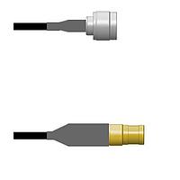 Amphenol Custom Cable Q-2N03X0008036i RF Cable Assemblies N-SP/SMB-SP RG58 36I