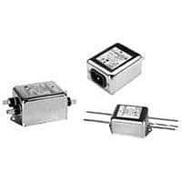 Corcom - TE Connectivity 10ESK1 Power Line Filters 10A 1/4"-1/4" FASTON FLANGE MOUNT