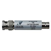 Crystek Corporation CATTEN-02R0-BNC Connectorized Attenuators DC-1GHz Atten. 2dB BNC 50 Ohm 2 watts