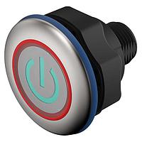 EAO 84-ACKS-C14-04C2 Touch Sensor Series 84 IO-Link Touch hygienic-Dynamic, Symbol C14, 8.4...32V DC, Automatic, PNP-NO, 3-pol., connector M12, LED1: Green, LED2: Red, Configuration: 1218