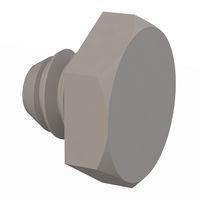 Essentra Components 010440H009 Cap Screw Hex Unslotted Bolt, #4-40 Thread, 3/32 Lg