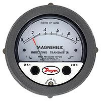 Dwyer 605-11 Magnehelic® Transmitter for Low DP Monitoring in HVAC, 4-20 mA Output (Differential, 0.25 inH₂O, NPT Female, 1/8 in)