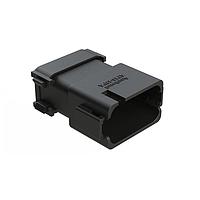 Amphenol SINE Systems AT16-18PA-K004 18-Way 18 Position Receptac Cap, Keyed A, Black