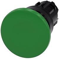 SIEMENS A6X30137094 Mushroom MUSHROOM PUSHBUTTON. 40MM. GREEN