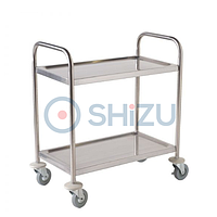 ShiZu STB-XEDAY2 Stainless Steel 2 Tier Trolley