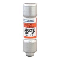 Mersen ATQR4/10 Power Fuses Fuse; Time-Delay; Class CC; 200kA I.R AC/100kA I.R DC; 600VAC/300VDC; 0.4A