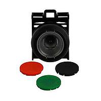 Eaton M22S-DR-X-SRG Pushbutton Operators NON-ILL MTN PB BLK-BZL FLSH BUTTON