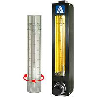 Aalborg VPS3-VA-V05-06-ST Model xV Medium Range Flow Meter (Argon: 750; CO2: 700; Helium: 1800; Nitrogen: 850; Oxygen: 800)