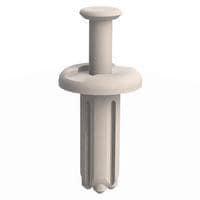 Essentra Components 61RR188125 Push-In Rivet Removable Rivet, .188 Hole, .125 Panel Thk