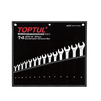 TOPTUL GPAB1204 15° Offset Standard Combination Wrench Set (12 pcs)
