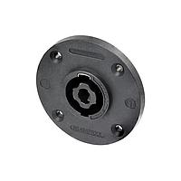 NEUTRIK NL4MPRXX speakON Connectors Rcp 4P rnd flng tab term for NLFASTON