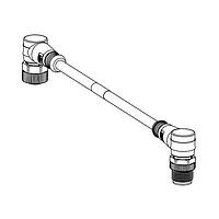 Molex 1200669703 Sensor Cables / Actuator Cables CSE M12 5P AC FE RA WSOR MA RA 2M GY