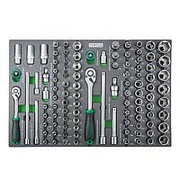 TOPTUL GEDA429 3/8" & 1/2" DR. Flank Socket Set (104 pcs)
