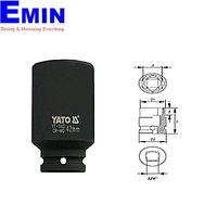 Yato YT-1142 Hexagonal deep impact socket 3/4" (42mm)
