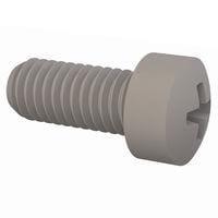 Essentra Components 011032WF043 Phillips Fillister Phillips Screw, #10-32 Thread, 7/16 Lg