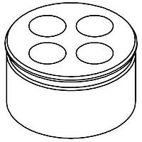 Anderson Power Products B02130P12 Accessories MP Wire Seal 2 HOLE WIRE RANGE 3.8-5.0mm