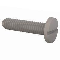 Essentra Components 010264B037 Machine Screw Binder Slotted Screw, #2-64 Thread, 3/8 in Lg