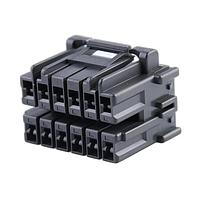 Molex 505605-1201 Receptacle Housing CP3.3 RECPT 3.3mm DR 12CKT POLZ PsInLk BK