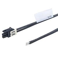 Molex 226263-1023 Discrete Wire Assembly Micro-Fit+ F-to-Pigtail OTS Cbl Asmy DR 300mm lgt Tin Plt 2 Ckts Black