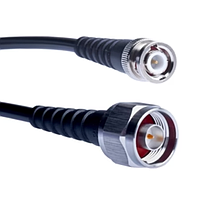 Tekbox NM-BNCM/75/RG223 RF Cable (N-Male to BNC-Male, 75 cm, RG223/U, 4 GHZ)