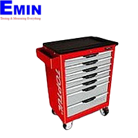 TOPTUL GCAJ0043 - 275PCS W/7-Drawer Tool Trolley NEW PRO-LINE SERIES - RED