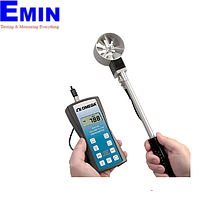 OMEGA HHF142B-USB Rotating Metal Vane Anemometer Kit w/ Volume Flow (2.75" Probe, USB, 50~7,800 FPM)