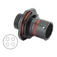 Eaton Souriau-Sunbank 8STA72075PN Connectors Jam Nut Receptacle - size 20 - 4 contacts - Male