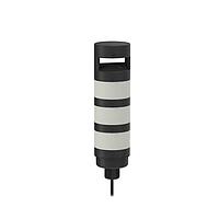 Banner Engineering TL70BRYGQ Tower Lights TL70 Tower Light; Black Housing: 4-Color Indicator; Voltage: 12-30 V dc; Environmental Rating: IP65; Input: Bimodal; Colors: Blue Red Yellow Green; 5-pin M12 Integral QD