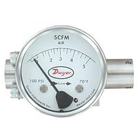 Dwyer DTFF-1S-40W Low Flow Fixed-Orifice Flowmeter – Stainless Steel, 3000 psig, Pre-Calibrated (40 gal/h)