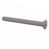 Essentra Components 330440A112 Slotted Countersunk 82 Slotted CSK Screw, #4-40 Thread, 1 1/8 Lg