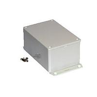 Hammond Manufacturing 1591TF2SGY Flanged Enclosure ABS w/Bottom Flange 4.7x3.2x2.2" Grey