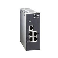 Delta Electronics, Inc. DVS-005W01 Unmanaged Ethernet Switches 5-port Industrial unmanaged Ethernet switch, built-in alarm IO, (W) -40F to 167F