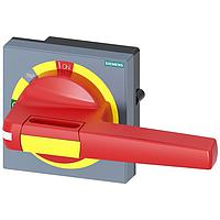 SIEMENS 8UD17410AB25 Handle, Masking Plate BRKR 3VA55/65/66 ROT OPER DR HDL Y/R TOL