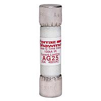 Mersen AG25 Power Fuses Fuse,Class G,Amp-Trap,100kA,480VAC,25A