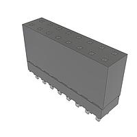 Samtec ESW-108-12-S-D Stackthrough .100" Elevated Socket Strip